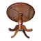 International Concepts Round 36 in Round Top Pedestal Table, 28.9 inH, Espresso, 36 W, 36 L, 29.1 in H, Wood, Espresso K581-36RT - alternate 3